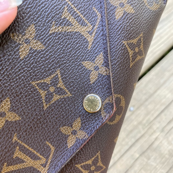 Authentic Louis Vuitton Jeanne classic monogram canvas wallet/ crossbody - Picture 5 of 10